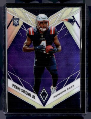 2022 PHOENIX PURPLE /125 ROOKIE PIERRE STRONG JR PATRIOTS