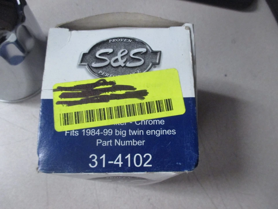 Filtro de aceite cromado para ciclo NOS S&S compatible con: Harley Davidson 96-20 XL1200 31-4102 Foto 2 de 4