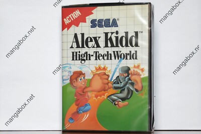 ALEX KIDD in HIGH-TECH WORLD SEGA MASTER SYSTEM  PAL (KOMPLETT) gebraucht: gut
