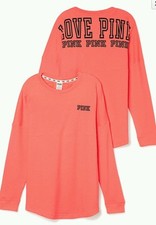 VICTORIA'S SECRET NEW PINK LIMITED EDITION VARSITY CREW LARGE