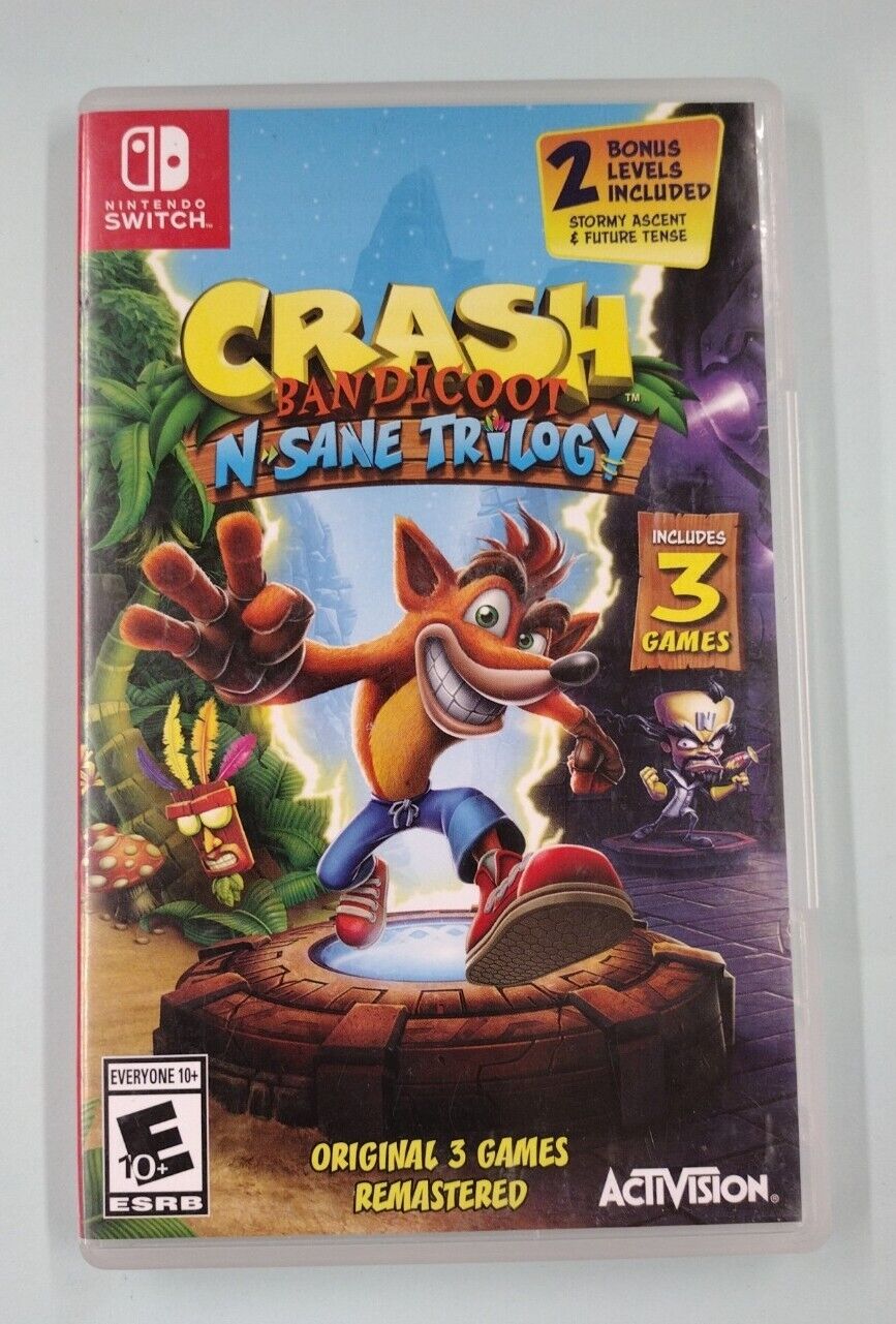 Crash Bandicoot N. Sane Trilogy, Activision, Nintendo Switch