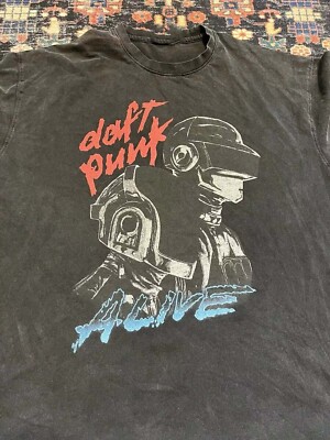 Daft Punk Alive2007ツアー Mサイズ 黒 Tシャツ