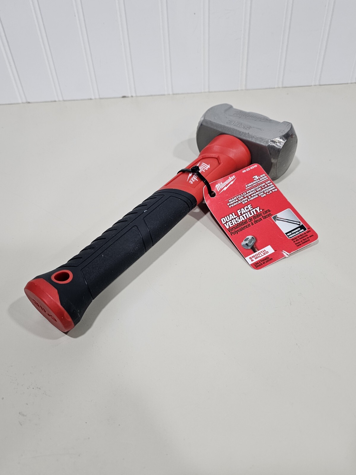 Milwaukee 48-22-9310 3 lbs Drilling Hammer w/ Milled/Smooth Face New