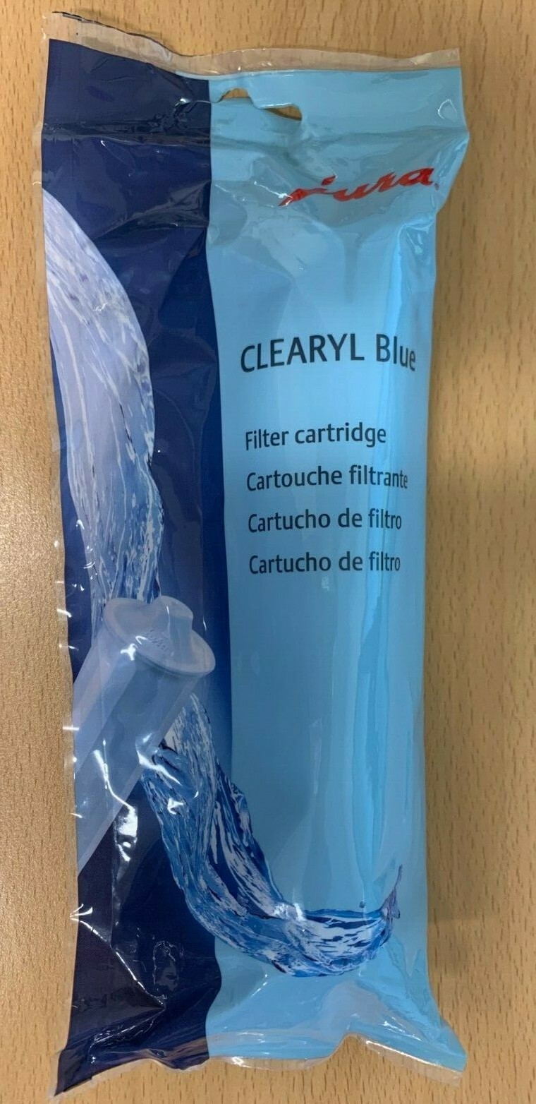 Genuine JURA 71445 CLEARYL Blue Water Filter Cartridge NEW S