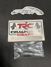 TRC Composite Craft Vintage RC Car Part # 5511 Steel 4-40 X 1” Cap Head Screws 8
