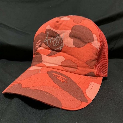 S013 Bape Cap Farrell Red Camouflage 