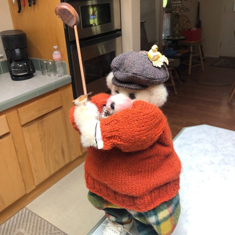 Collectable Bear Golfer