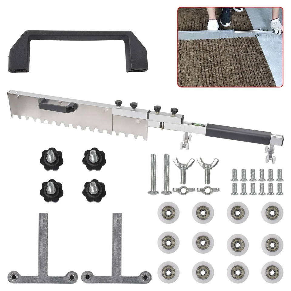 Floor Tile Tiling Paving Tool Flat Sand Screed Mortar Trowel Ash Folding Tool - Image 3 of 4