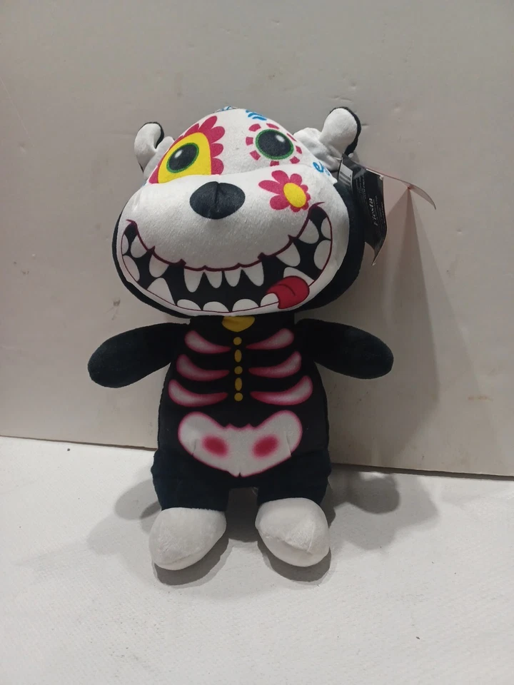 Día Muertos Día Muerto Fiesta Azúcar Calavera Perro Gato Halloween Decoración Peluche Muñeca Juguete Foto 2 de 4