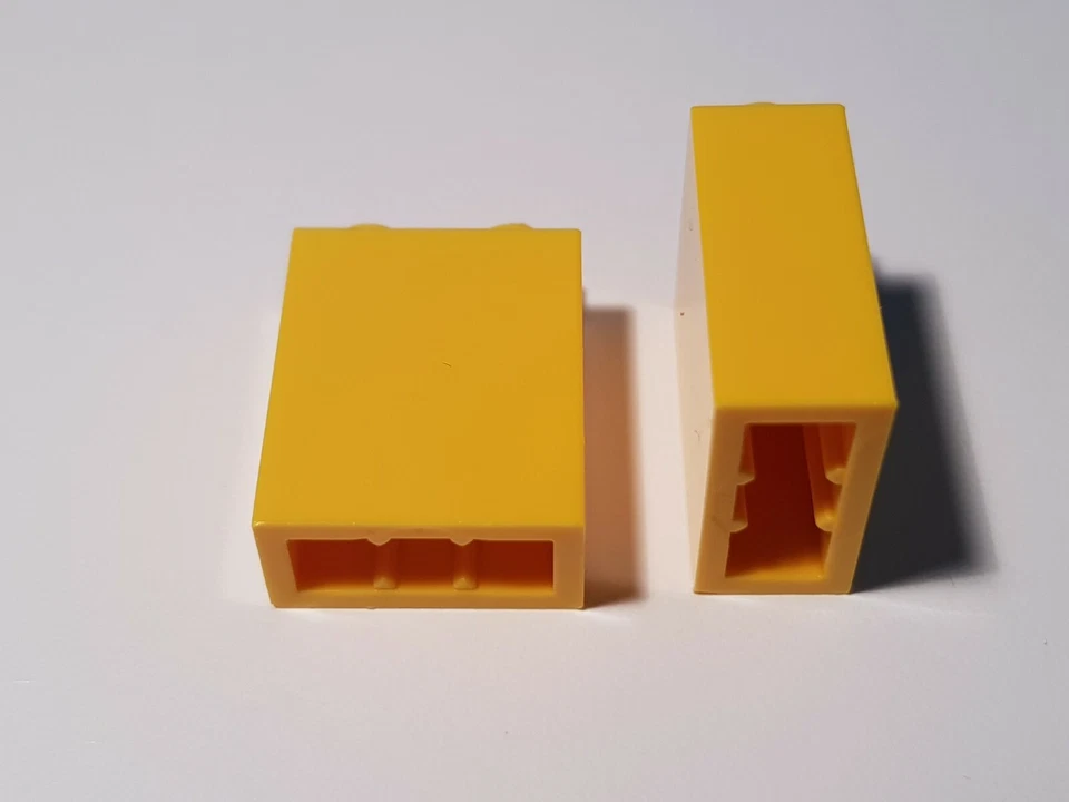 LEGO 5 X 3245c Básico Piedra 1 x 2 Amarillo (Superior) Star Wars - Imagen 2 de 2