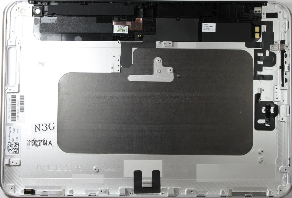 OEM HP ELITEPAD 900 WINDOWS 8 TABLET REPUESTO CARCASA TRASERA PLATEADA Foto 2 de 2