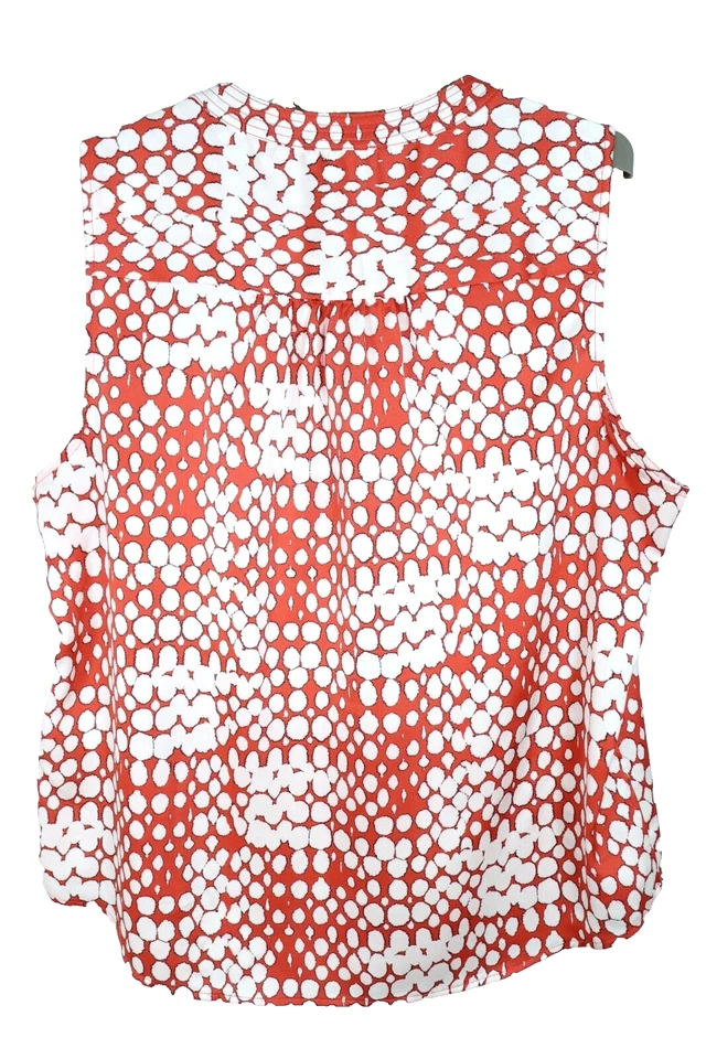 Camiseta sin mangas DKNY de poliéster para mujer con patrón geométrico multicolor talla XL Foto 2 de 4