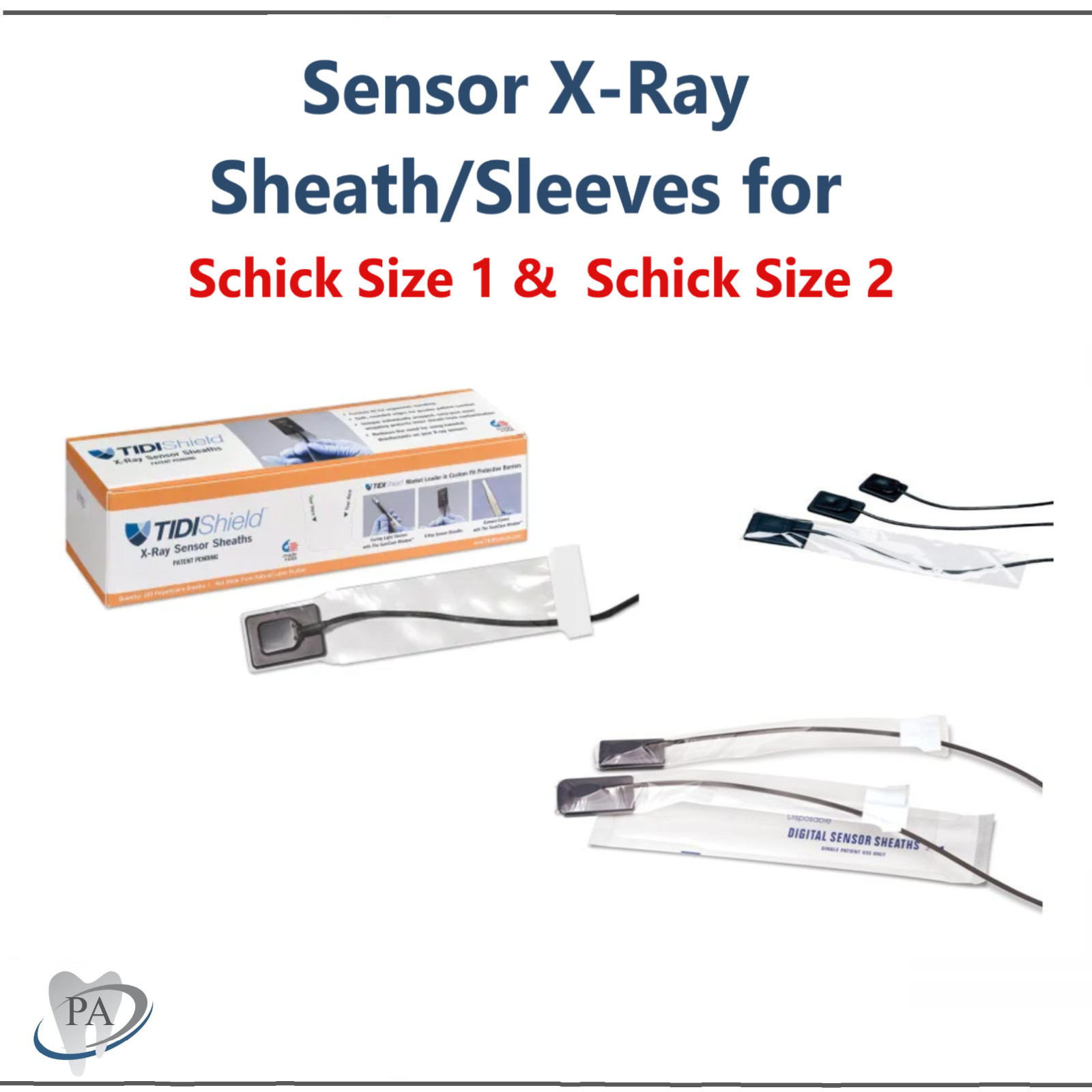 Schick X-Ray Sensors Digital X-Ray Sensor Sleeves - Size #1 For