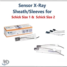 Dental Digital X-Ray Sensor Sleeve Sensor Cover For Shick 1 or Shick 2, 500/Bx