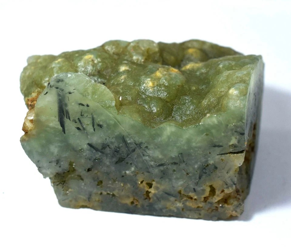 Prehnita verde africana natural 2025 quilates ¡muestra de alta calidad áspera!! Foto 2 de 4