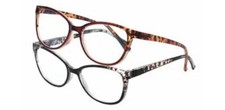 Foster Grant Design Optics Karleen Reading Glasses 2 Pack +1.75