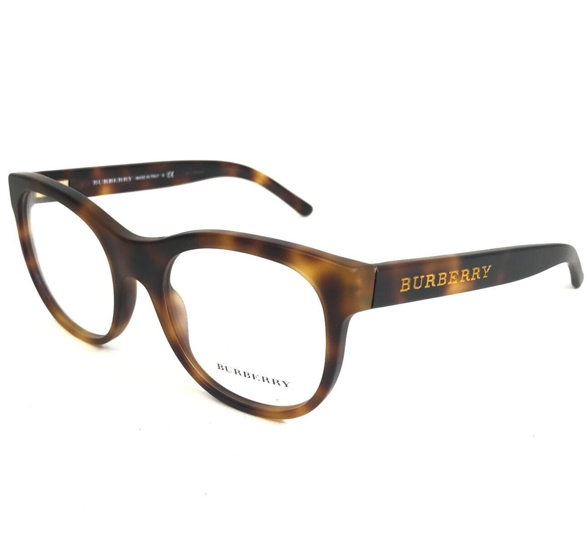 Burberry Eyeglasses Frames B 2169 3382 Brown Tortoise Round  display picture 3