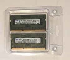  2x Samsung Laptop Memory 2GB 1Rx8 PC3-10600S M471B5773DH0-CH9 