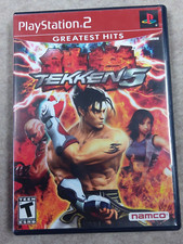 PS2 Tekken 5 In Case w/ Book 