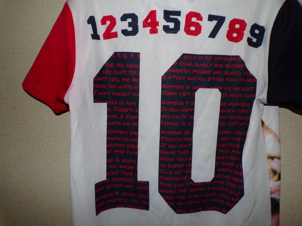 Camiseta Biggie Smalls Notorious B.I.G con estampado total para hombre pequeña Hudson ropa exterior Foto 4 de 4