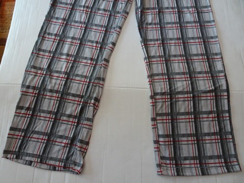Lounge Pants - Mad Engine - Large Gray Plaid Pajama/Lounge Pants - New - Picture 2 of 9