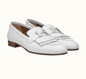 white hermes slides
