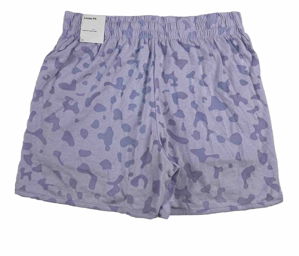 Nike Dri-FIT Kids Training 4” Shorts Purple, Lined Size L Animal, Print MSRP$38 - Image 2 of 4