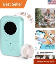 D30 Mini Label Maker - Smart Phone Compatible Bluetooth Thermal Sticker Printer