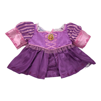 Build A Bear BABW Disney Princess Rapunzel Tangled Purple Gown Dress Outfit 