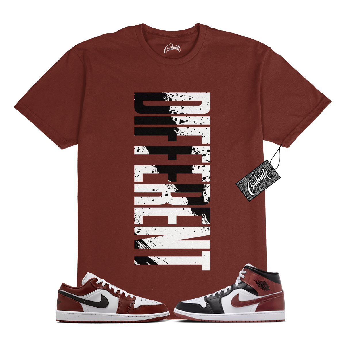 1 T shirt Dark Pony bianco nero abbinata DFRNT