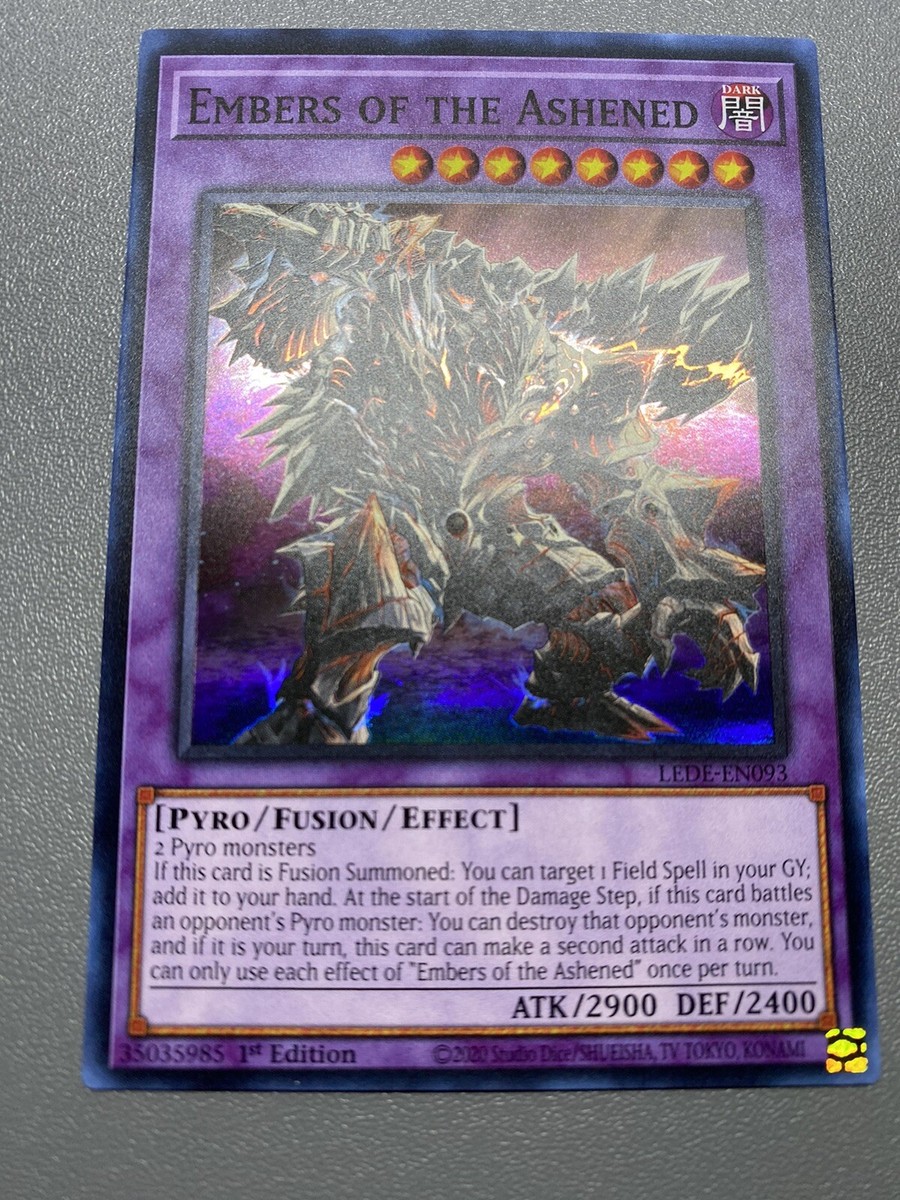 Yu-Gi-Oh! Embers Of The Ashened Super Rare 1st Edition LEDE-EN093 NM/M |  eBay