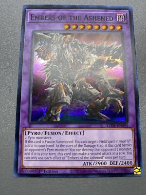 Yu-Gi-Oh! Embers Of The Ashened Super Rare 1st Edition LEDE-EN093 NM/M 