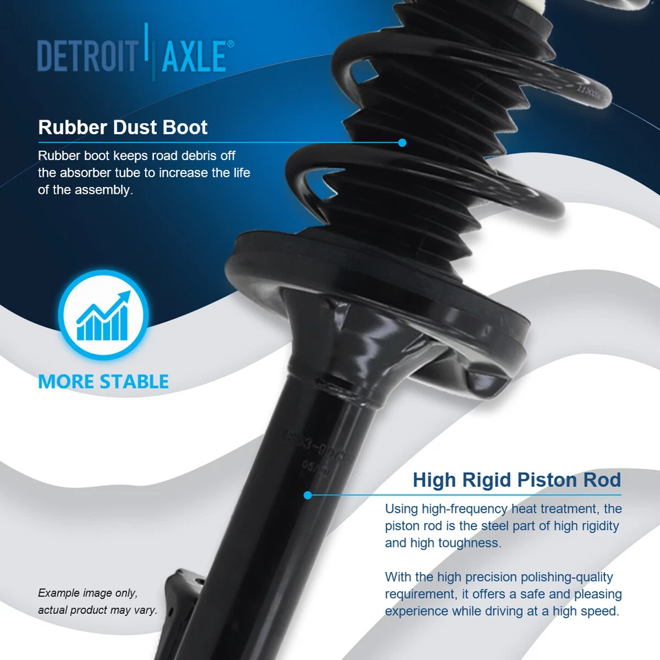 Barras estabilizadoras de resorte helicoidal de puntales traseros para Dodge Chrysler Intrepid LHS Concorde 300M Foto 4 de 4