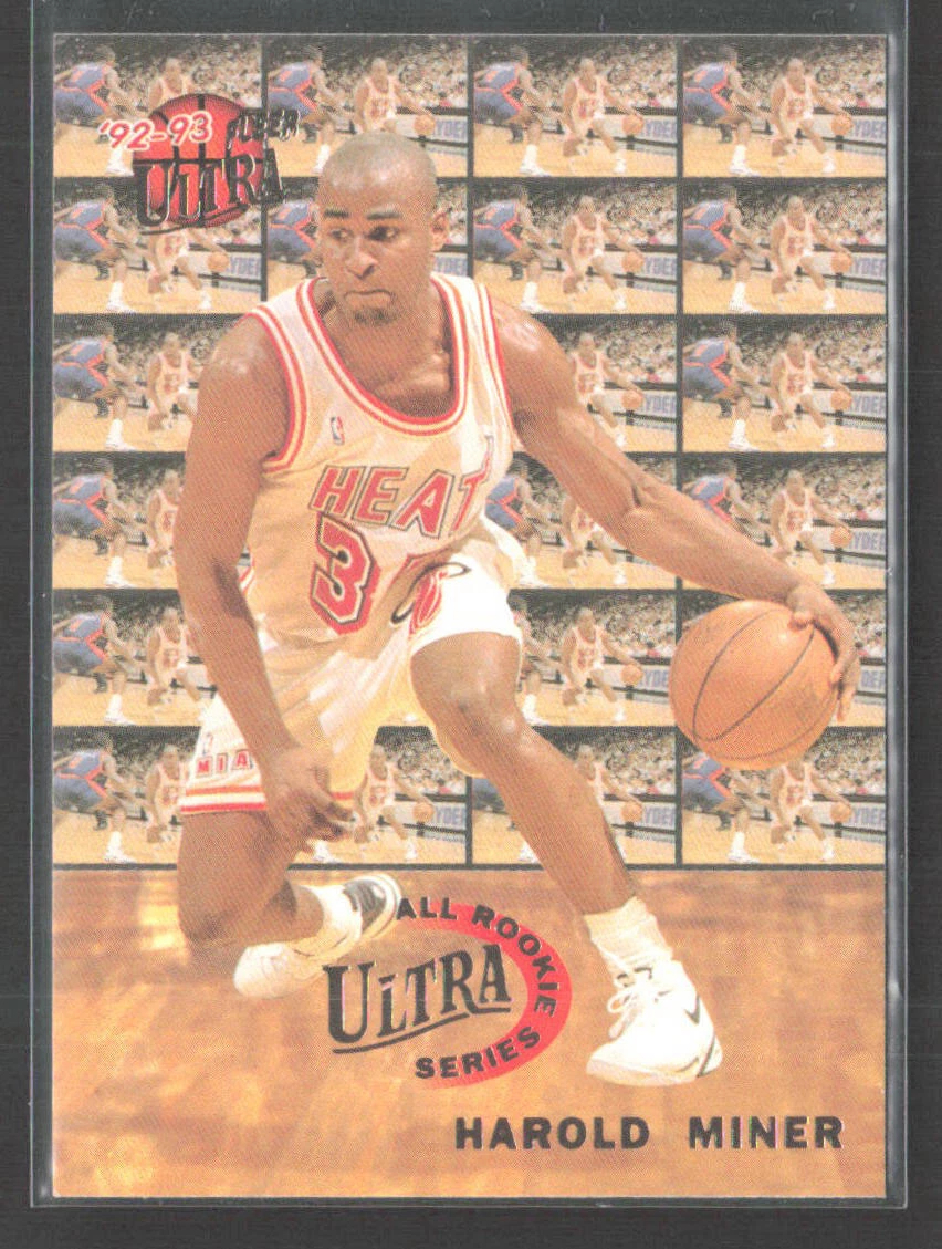Harold Miner trading card