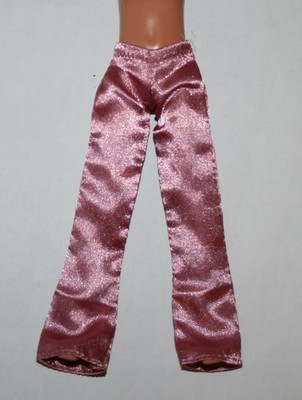 Pink Satin Dressy Pants for Stacie sized Barbie Doll