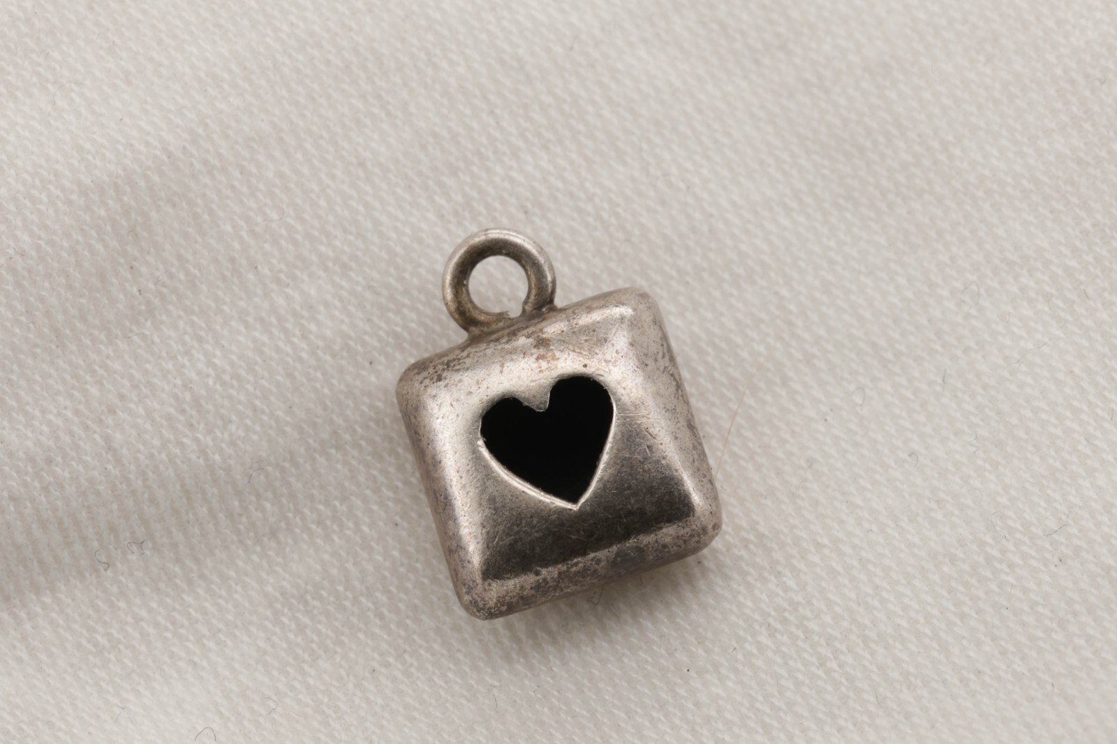 Sterling Silver Small Cutout Heart Pendant