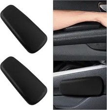 2PCS Car Arm Rest Cushion for Elbow, Soft Leather Car Door Armrest Pad with One-