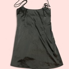 Black slip dress