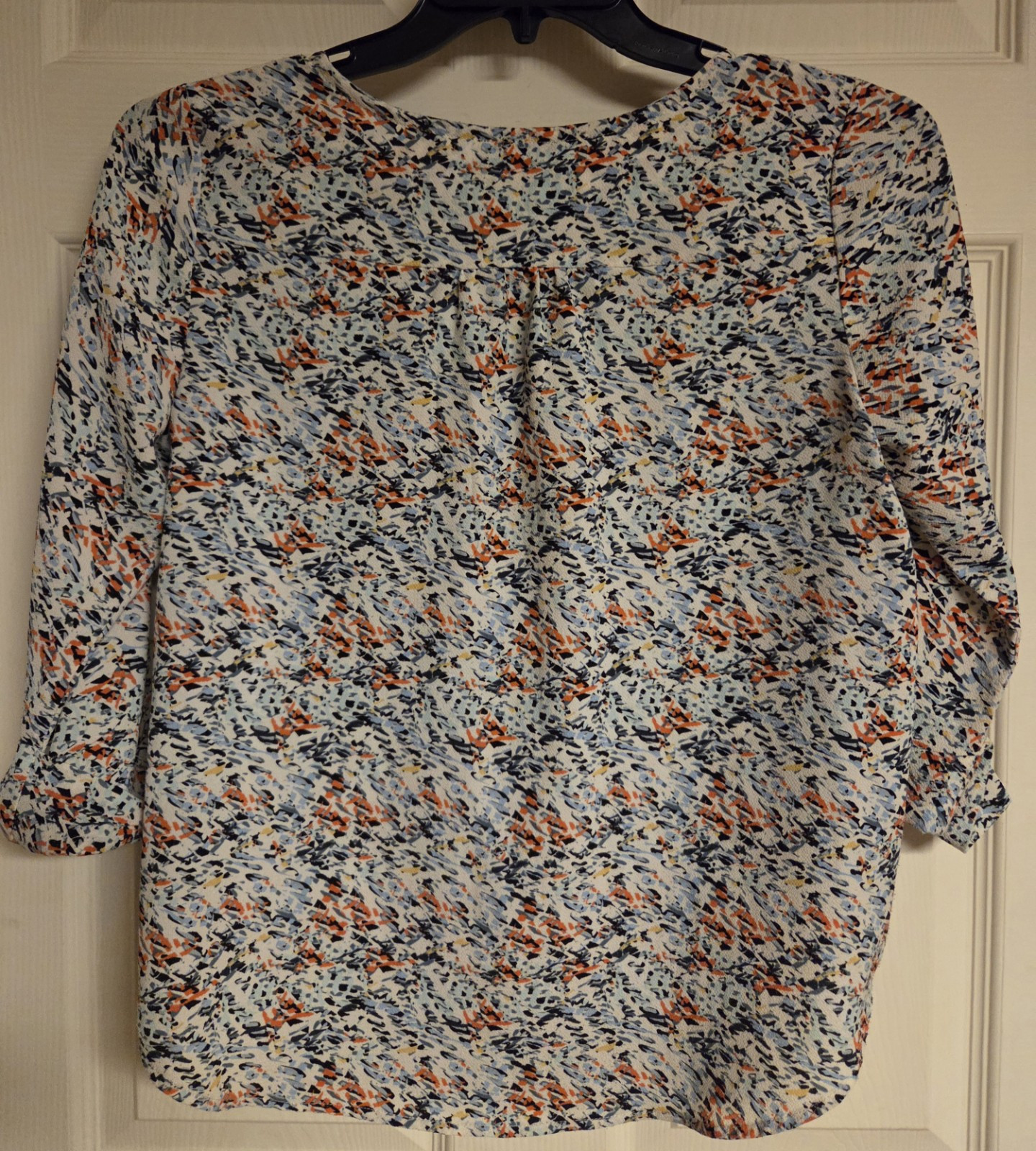 Express Multicolored  Button Down, 3/4 Sleeves, E… - image 7