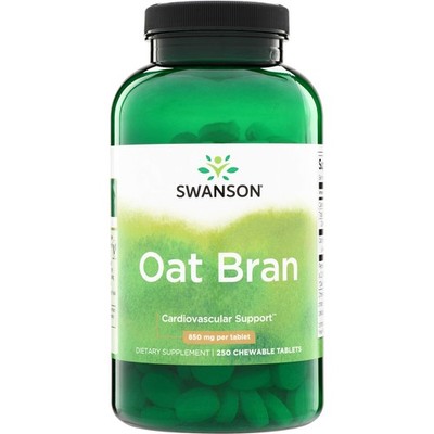 Swanson Oat Bran 850 mg 250 Chewable Tablets