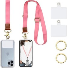 Phone Lanyard Wrist Strap Crossbody Adjustable, Cell Phone Lanyard for Around...