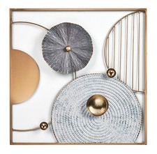 Kobolo Metallbild Wanddekoration DALIO Wandbild 3D Optik Wandobjekt aus Metall