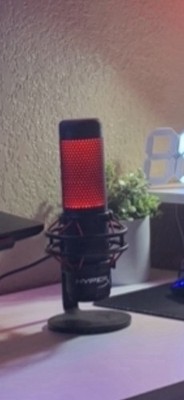 HyperX QuadCast Red LED USB Cardioid Microphone - Black