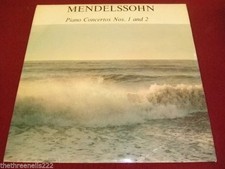Mendelssohn* - Piano Concertos Nos.1 And 2 Vinyl LP Album (LP Record) Mono