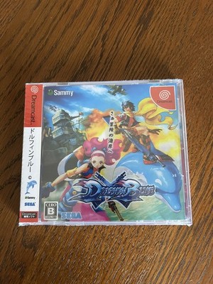 DOLPHIN BLUE Dreamcast FACTORY SEALED FISHYFACE GAMES Extremely RARE!!!