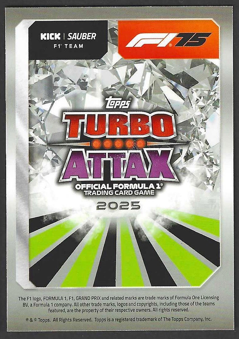 2025 Topps Turbo Attax #352 Nico Hulkenberg Supernova | eBay