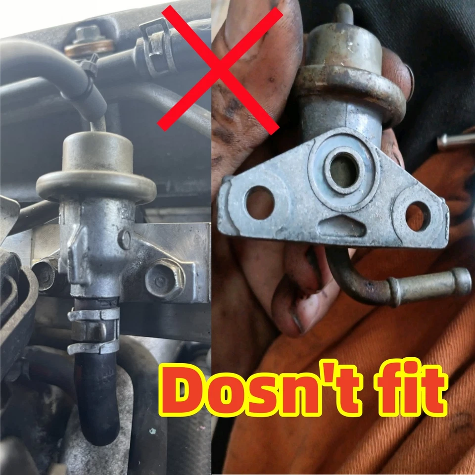 For Honda Civic 1992-95 1999-2000 1.6L 1.5L Car Fuel Pressure Regulator 8621DB - Image 2 of 4