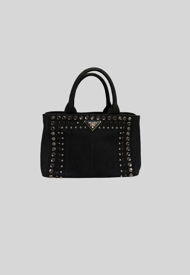 PRADA Canapa Black Bags & Handbags for Women for sale | eBay