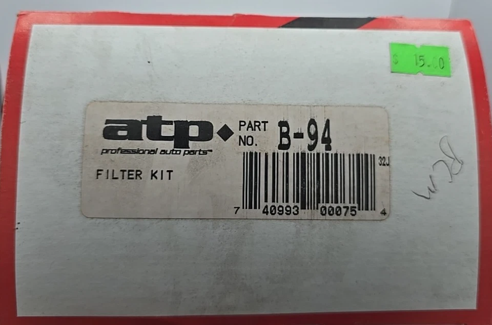 Kit de filtro de transmisión - Kit de filtro de transmisión automática de repuesto premium ATP B-94 Foto 2 de 4