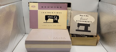 #ad Vintage Sears Kenmore Model 54 Sewing Machine Instructions Accessories Greist $58.74